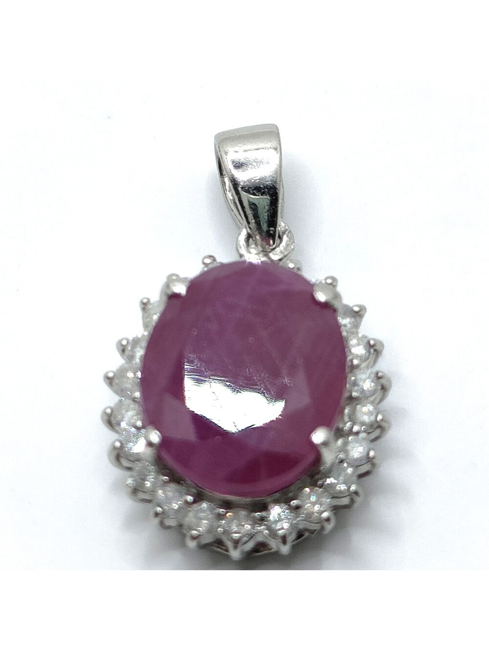 Jewelry Pendant Head 3ct Platinum 3151063